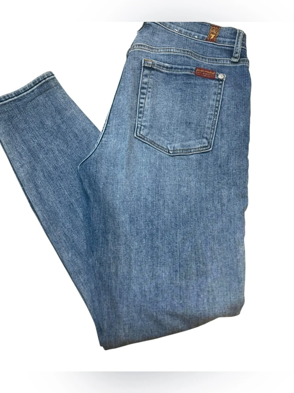 7 For All Mankind The Ankle Skinny Blair Jeans Size 29